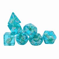 Set Dadu Resin Polihedron 16mm Grosir untuk Permainan D&D RPG, Dadu Persegi & Dadu Bermain Kustom untuk Dungeon and Dragons