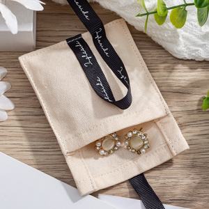 איכות גבוהה וידידותית לסביבה תכשיטים כותנה ידידותית לסביבה גבוהה תיק מודפס עיצוב מותאם אישית עבור משקפיים טבעות משקפיים - Product Image 5