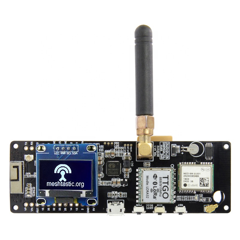 TTGO Т-образной балки V1.1 ESP32 433/868/915/923 МГц модуль Wi-Fi ESP32 GPS NEO-6M 18650 Держатель батареи с органическим светодиодом