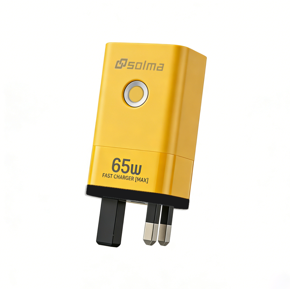 Caja de embalaje de cable de datos del cargador amarillo