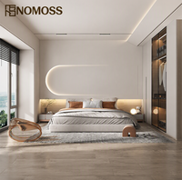 Ensemble de chambre à coucher moderne et coordonné pour lit king size, prêt pour la décoration intérieure, collection de meubles de chambre pour projets de villas et d'appartements