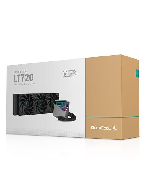 DeepCool LT720 360MM 4th Gen Dual-Chamber AIO Liquid Cooler Multidimensional Infinity Mirror ARGB Anti-Leak Computer Case