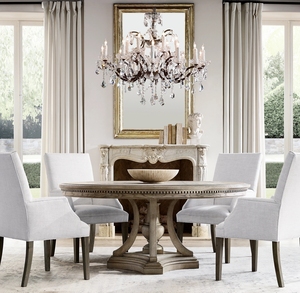 فندق كلاسيكي امريكى هودسون بارسونز قماش مطعم كرسي أثاث فاخر مريح داخلي - Product Image 6