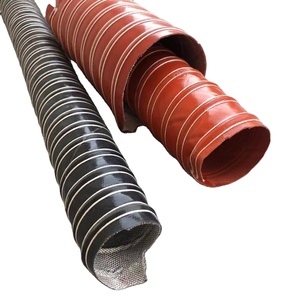 <strong>Silicone</strong> 2 Ply Black air Ducting Flexible air Duct 1 Ply 2 Ply High Temperature <strong>Silicone</strong> Air Duct <strong>Hose</strong> with Red and Black <strong>Color</strong> - Product Image 4