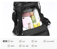 Sac à dos vintage Oxford pour femme, grande capacité, fermeture éclair, poignée souple, idéal pour les voyages, le shopping, l'école - Accessoire indispensable pour les étudiants