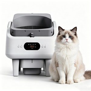 Lettiera automatique pour chat en promotion : sans poussière, durable, avec surveillance intelligente – Fournitures pour animaux de compagnie - Product Image 1