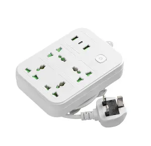 Quality British standard power strip with USB and Type-C support multiple regional standards extension power socket