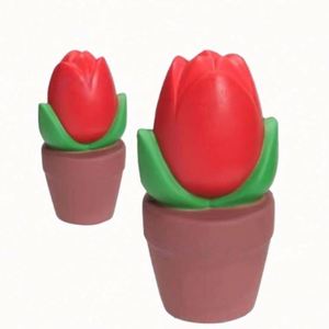 Jouets anti-stress en forme de tulipe avec logo personnalisé pour la promotion d'entreprise - Product Image 1