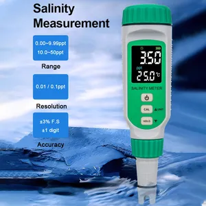 Détecteur numérique de qualité de l'eau rechargeable, salinomètre AR8212, plage de température 0-50°C, testeur pour aliments et boissons AR8212 - Product Image 4