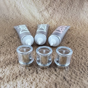 Luxury High Shiny Material ABL Tube Packaging Cosmetic Aluminum Plastic Tube For Growing Makeup Primer <b>Sunscreen</b> Tube Packaging - Product Image 3
