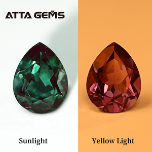 Phòng Thí Nghiệm Tạo Ra <span class=keywords><strong>Alexandrite</strong></span> Lỏng Đá Quý Cho Tổng Hợp Lê Hình Dạng Màu Sắc Thay Đổi <span class=keywords><strong>Alexandrite</strong></span> Loose Đá Để 925 Đồ Trang Sức Tự Làm - Product Image 3