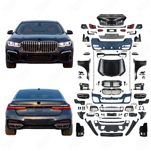 Kit carrosserie en matériau ABS PP de qualité supérieure pour BMW série 7 F02 2008-2015 730li 740Li 750Li <span class=keywords><strong>730d</strong></span> 740d 750d mise à niveau G11 G12 LCI MT Style - Product Image 1