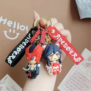Tùy chỉnh 3D cao su quảng cáo dễ thương phim hoạt hình mở chai Keychain bền thân thiện với môi hợp kim không độc hại - Product Image 3