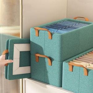 Nouvel Organisateur de Vêtements Pliable de Haute Qualité pour Jeans en Tissu Cationique – Rangement de Tiroir pour Vêtements - Product Image 3
