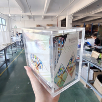 Boîte de protection ETB Elite Trainer Box pour cartes TCG, fabriquée directement en usine, étui de protection en acrylique avec couvercles magnétiques