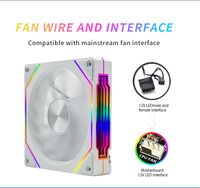 Nouveau design de ventilateur de boîtier PC de 120 mm de style CD à roulement fluide 3 broches/4 broches avec éclairage LED multicolore et dissipateur thermique en aluminium