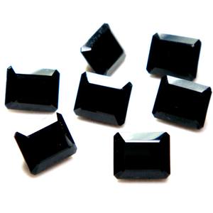 100% Piedras preciosas curativas preciosas de tamaño calibrado de corte facetado de Esmeralda de ónix negro suelto natural a precios de fábrica al por mayor OEM - Product Image 3
