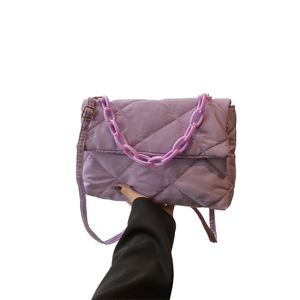 New Arrival Women's Crossbody Bag Single <b>Strap</b> Elegant All-Match Fashionable Colorblock All-<b>Shoulder</b> Texture Handheld Tanjing - Product Image 1