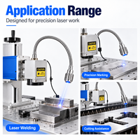 Lampe de soudage laser bleue ZhonNa 3W 450nm à col de cygne flexible, équipement de marquage laser professionnel pour l'alignement des roues et des pneus