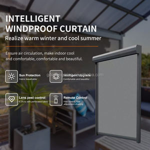 Stores d'extérieur Offre Spéciale étanches au vent et imperméables Stores roulants d'extérieur Stores automatisés pour l'extérieur - Product Image 2