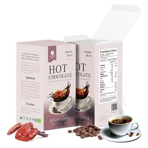 Instant Coffee With Reishi Mushroom Extract Hot Chocolate Coffee Flavor Medicinal Mushroom Coffee