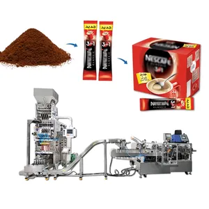 Automatic Multilane Filling Coffee In Bag And Box Powder Stick Packing Machine