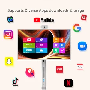 32 Inch Portable Touch Screen Smart <b>TV</b> 8+128G WiFi Screen Casting 8 Core Stand <b>Remote</b> <b>Control</b> - Product Image 5