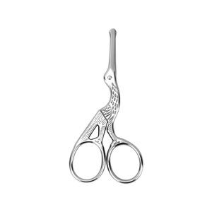 Stainless Steel Nose Hair Trimmer Pointed Tip Eyebrow Trimmer Small Beauty Tool For Women And Men - Product Image 1