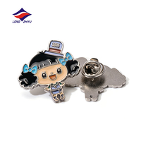 Broche en émail dur et souple Longzhiyu, 20 ans d'expérience, épingles personnalisées, impression UV, logo de votre entreprise, badge métallique pour articles promotionnels