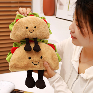 Peluche en forme de sandwich de légumes pour machine à griffes, avec rembourrage en coton PP et doublure en maille, cadeau d'anniversaire ou de Noël - Product Image 5