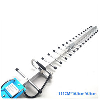 Antenne Yagi 4G LTE 18 éléments 698-2700 MHz, amplificateur de signal TV stable, antenne directionnelle extérieure à faisceau