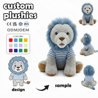 Peluche personnalisée, faible MOQ, costumes de performance de mascotte renard cowboy en peluche, sac en nylon personnalisé, peluche Din 19, design personnalisé