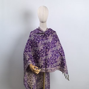 Sciarpa Premium in Pashmina bohémien per le donne <span class=keywords><strong>scialle</strong></span> classiche e colorate sottili <span class=keywords><strong>con</strong></span> <span class=keywords><strong>frange</strong></span> per la primavera - Product Image 4