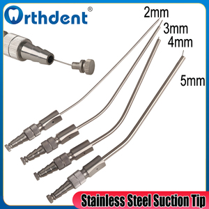 Aspiratore Dentale in Acciaio Inox, Tubo di Aspirazione 2mm/3mm/4mm/5mm, Pipette per Impianti, Attrezzatura per Cliniche Odontoiatriche - Product Image 2