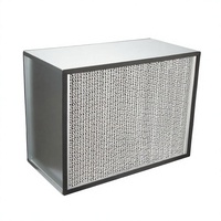 Filter HEPA Mushroom Flowhood Buatan Khusus Kelas Rumah Sakit 99,99% Efisiensi Tinggi 1260x630x220mm Rangka Aluminium Filter Galvanis