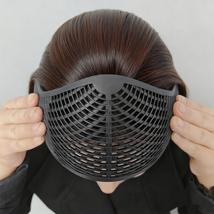 Sous-capuchon de hijab en caoutchouc souple antidérapant pour femmes, couronne, bonnet intérieur, taj - Product Image 3