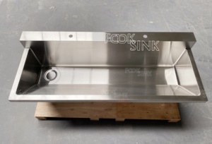 Évier de drainage rapide à trois stations en acier inoxydable 304 durable pour l'atelier scolaire, fait à la <span class=keywords><strong>main</strong></span> en plein air - Product Image 5