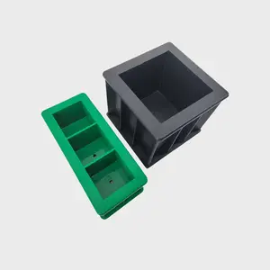 ASTM BS ISO En Standard 100X100mm 150X150mm Test High Quality Durable Thick ABS Plastic Concrete Testing Cube Mould