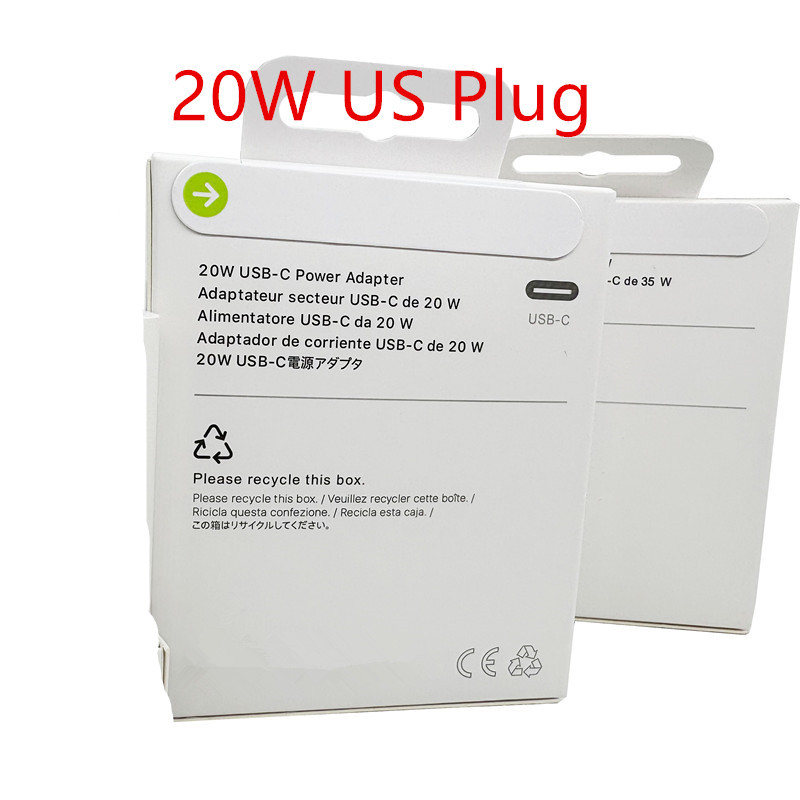 Blanco 20W Enchufe Estadounidense