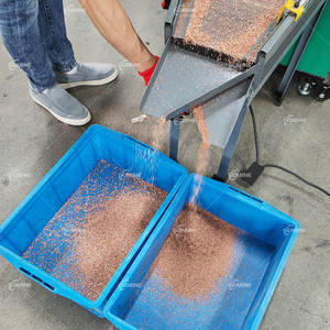 גרוטאות חוט נחושת מחזור מכונת כבל צלבן מפריד נחושת עבור גרגרי נחושת - Product Image 4