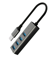USB 3.0 4-Port Hub kecepatan tinggi penjualan langsung dari pabrik Hub USB kecepatan tinggi 5GBPS stok tersedia