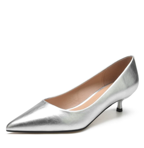 UP-5945r Ladies Party Dress High <strong>Heels</strong> Sandals Classic Sliver <strong>Stiletto</strong> 3cm <strong>Low</strong> <strong>Heel</strong> Pumps Shoes for Women - Product Image 1
