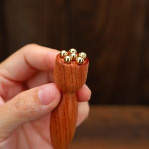 आंखों के कंटूर विश्राम और अम्लीकरण के लिए नया आगमन तांबे और लकड़ी की आंख मालिश - Product Image 2