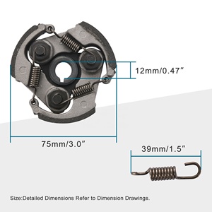 Goofit almofada de embreagem com 3 molas, substituição para bicicleta de bolso de 2 tempos 47cc 49cc <span class=keywords><strong>50cc</strong></span> 53cc <span class=keywords><strong>mini</strong></span> coolster - Product Image 2