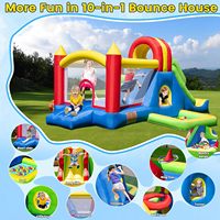 Vente en gros de châteaux gonflables personnalisés certifiés CE pour enfants, capacité de 180 kg, installation facile, toboggan de terrain de jeu, jeux aquatiques