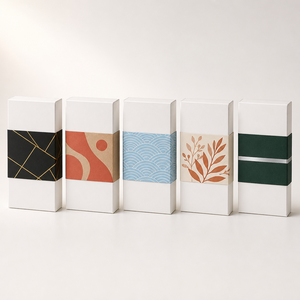 Manchon en papier kraft imprimé sur mesure, banderole de protection pour livre, enveloppe extérieure, écologique, réutilisable, OEM ODM, pour boîte cadeau de livre, vente en gros - Product Image 1