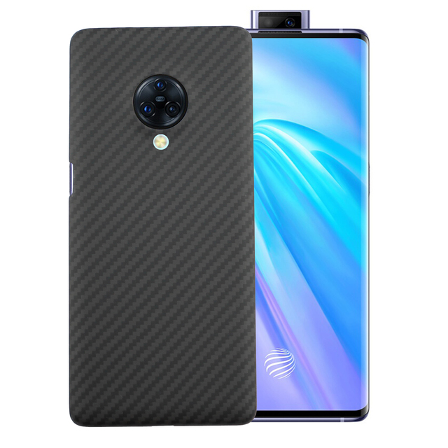 FY SPORT 3K Twill Carbon Fiber Phone Case for Vivo Nex 3 Camera Big Hole Crater Aramid Fiber IQOO10 Pro  Phone case Series