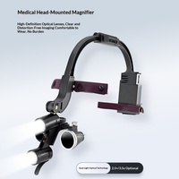 Miroir grossissant, lampe frontale dentaire, lampe chirurgicale, loupe binoculaire, haute définition, best-seller