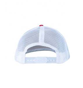 Casquette de baseball en coton personnalisée pour homme, 5 panneaux, avec patch en cuir, bicolore, motif pois léopard et fruits, style Dobby, en tissu Oxford sportif - Product Image 3