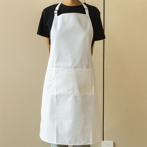 Tablier imperméable et anti-huile pour la cuisine, la cuisine, les chefs, les restaurants, impression de logo personnalisée, tissu durable, facile à nettoyer, tablier en gros - Product Image 5